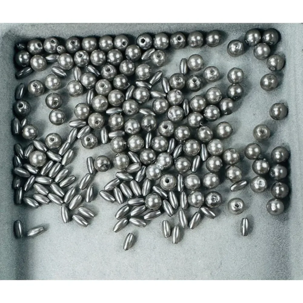 Assorted Faux Pearl Beads of Various Shapes Sizes and Colors
